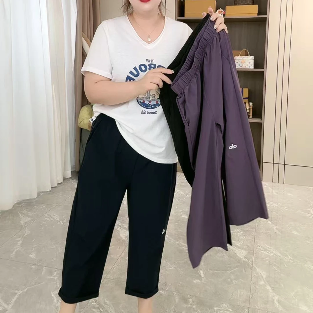 1130速干小暗格直筒八分休闲裤