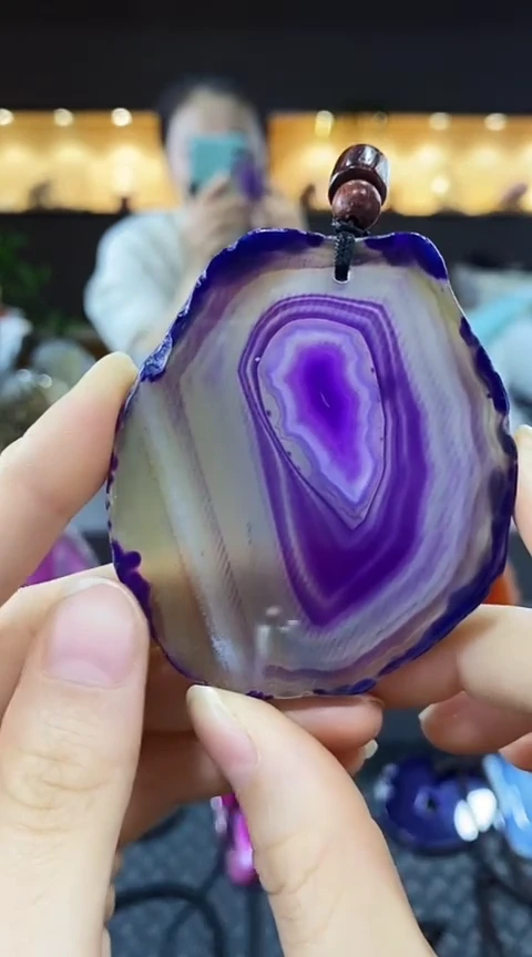 未镶嵌颈饰玛瑙/玉髓黄*娜玛瑙