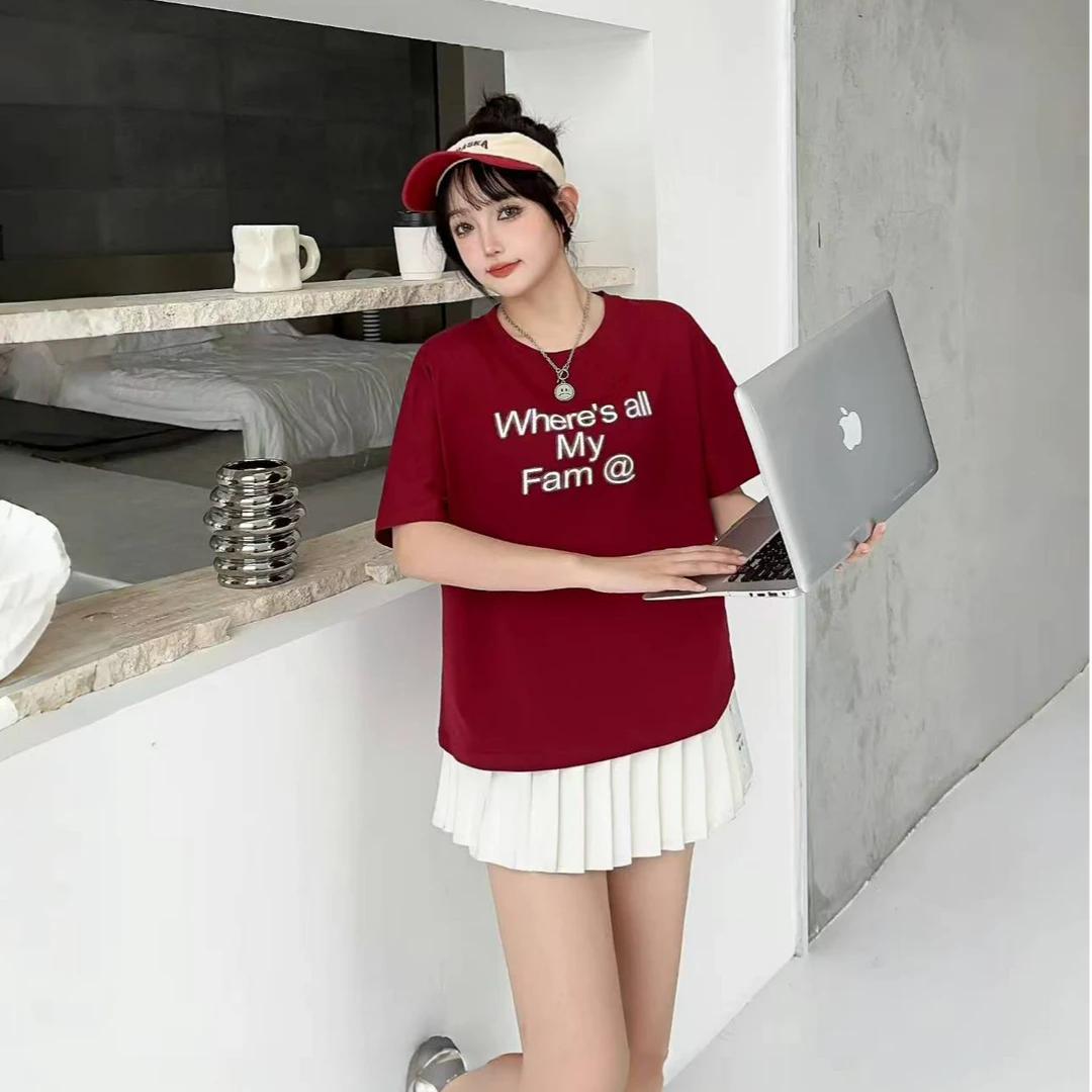 【直播间专属过款链接】夏款短袖字母T恤