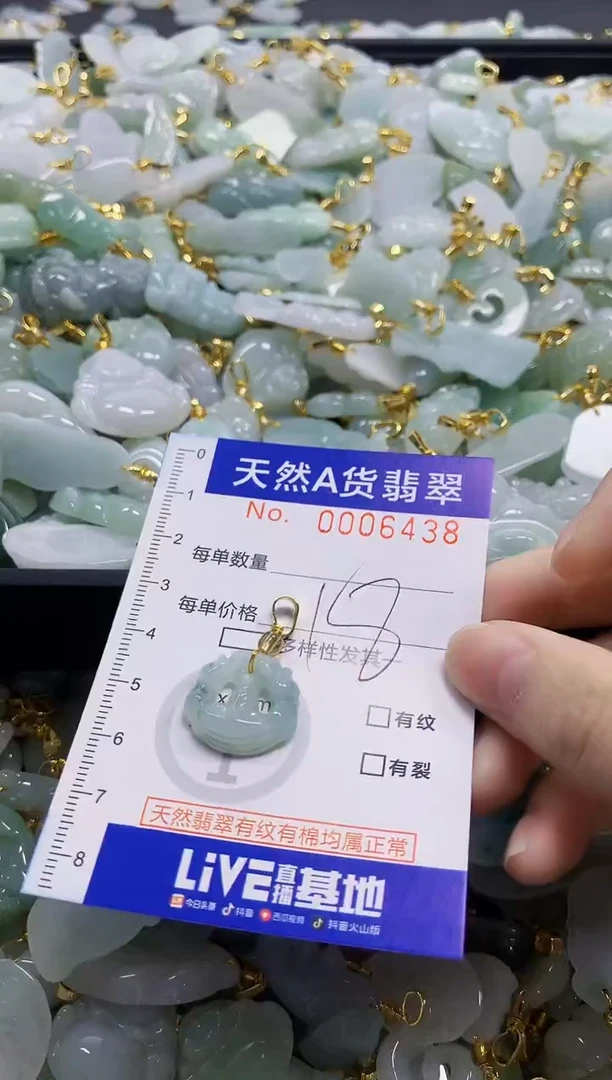 颈饰未镶嵌翡翠天然A货翡翠