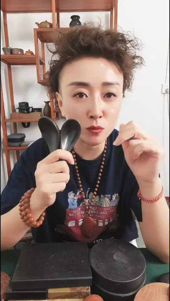 砭石砭石粉老虎石勺子拍一发二