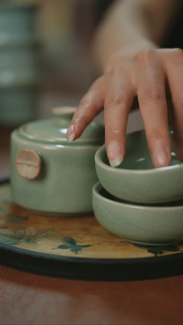 杯子原产地原矿釉汝瓷微瑕