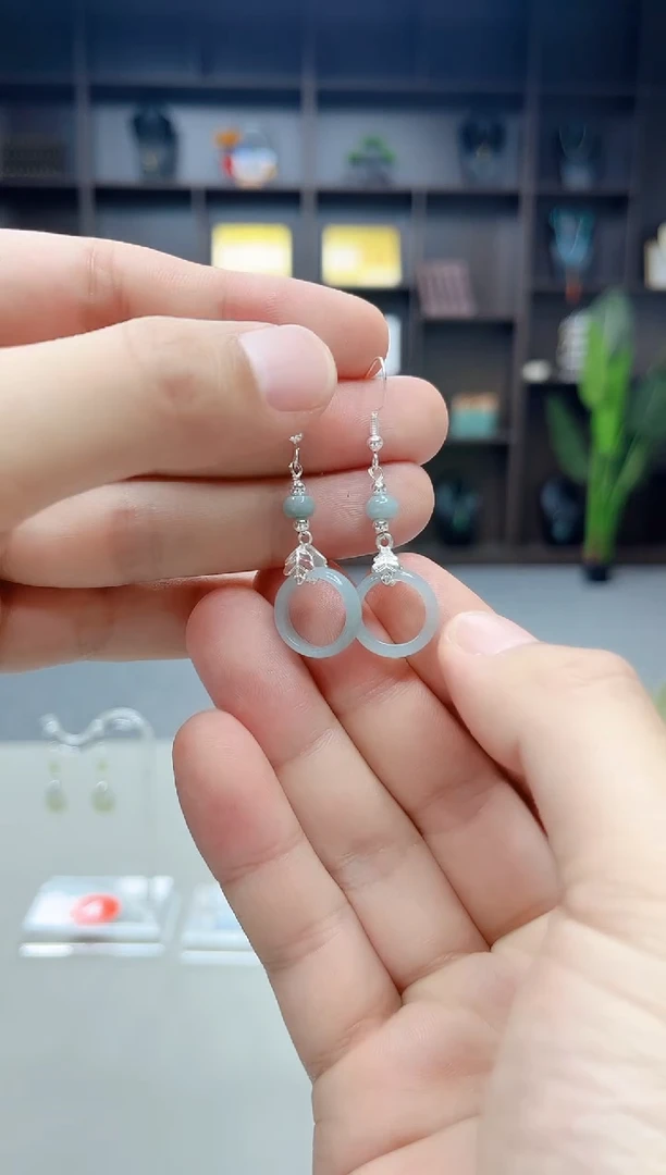 未镶嵌翡翠耳饰X39