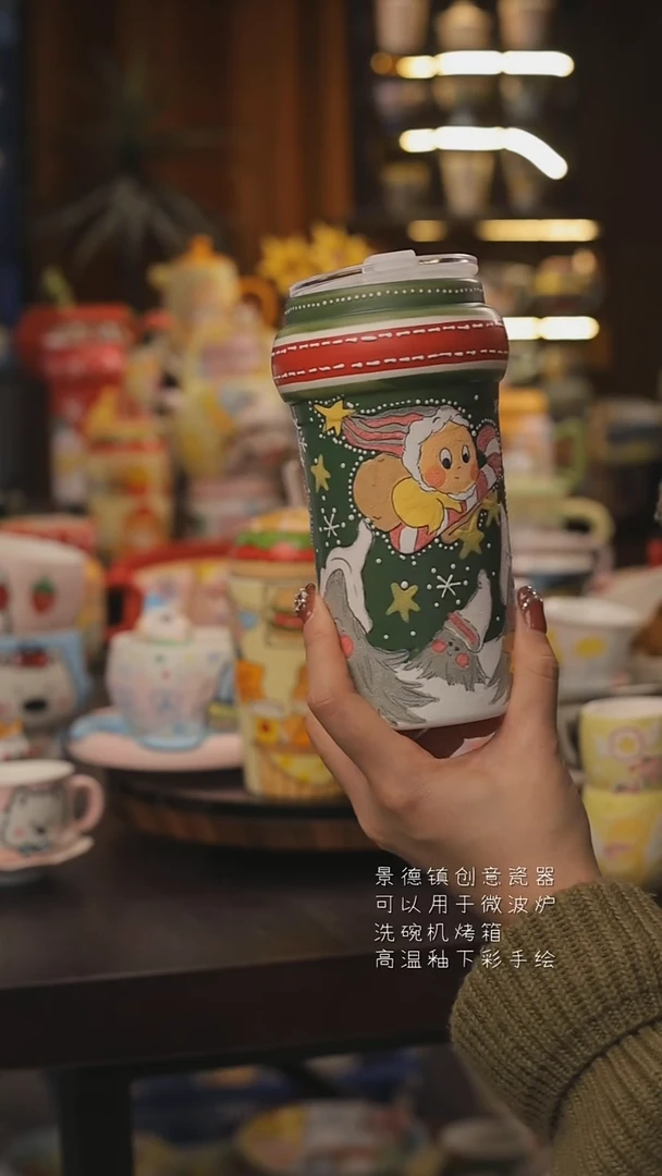 景德镇釉下彩绘设计师款式陶瓷