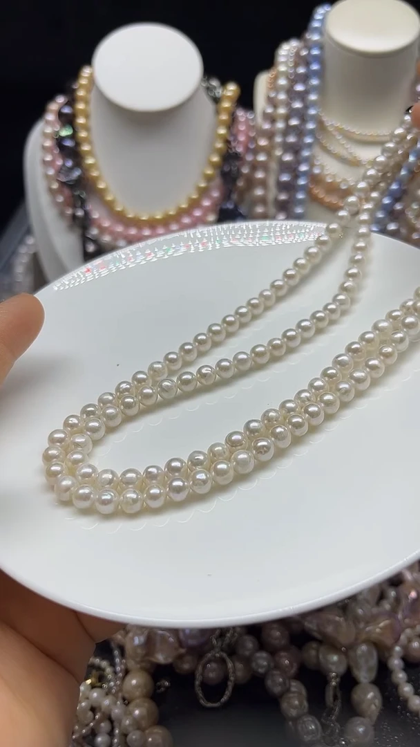 淡水珍珠未镶嵌颈饰多人