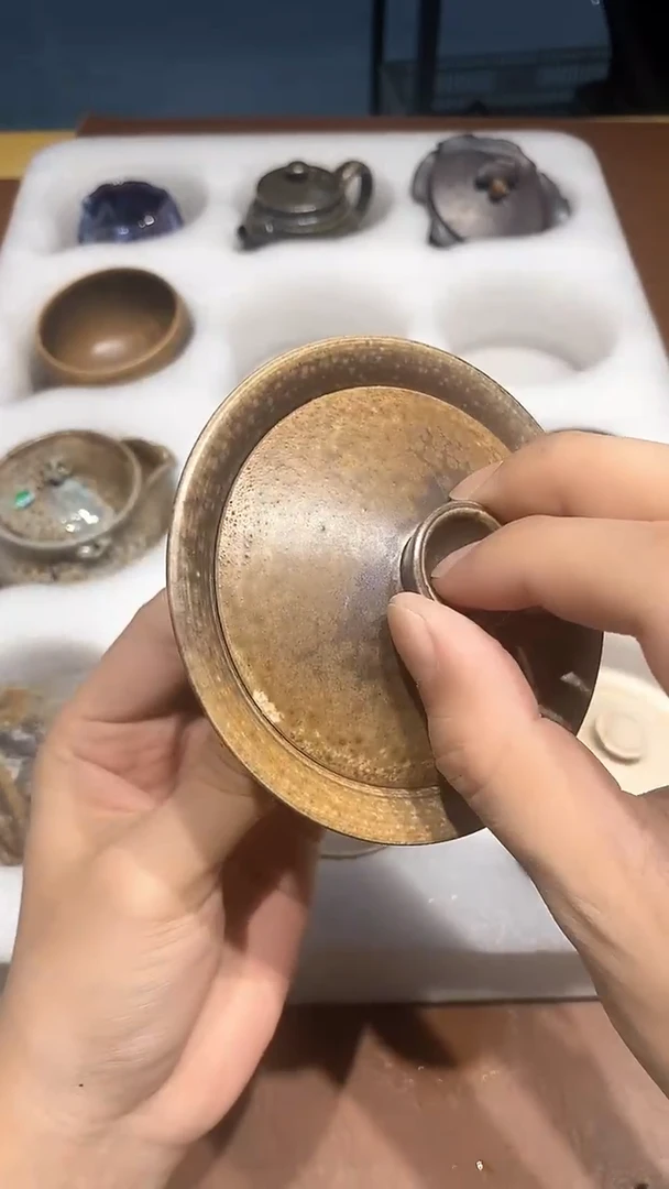 奢瓷/瑞寅柴烧茶器（盖碗）961