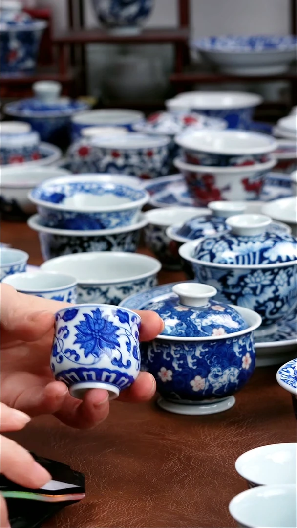 景德镇高端茶器景德镇墨奈纯手工手绘高端茶器