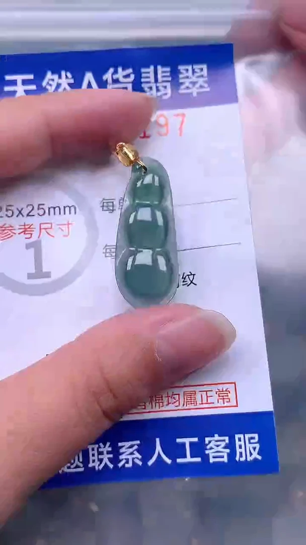 翡翠未镶嵌吊坠(不含链)1
