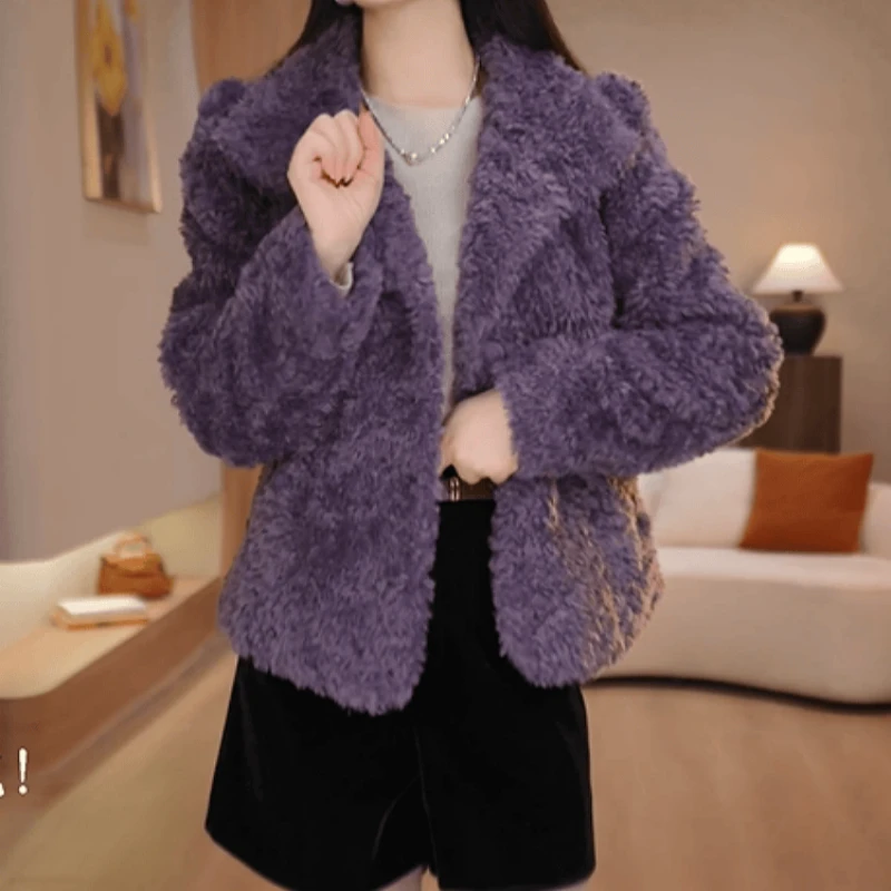 B986【短外套】2025冬季新款时尚洋气优雅减龄保暖加厚休闲短外套