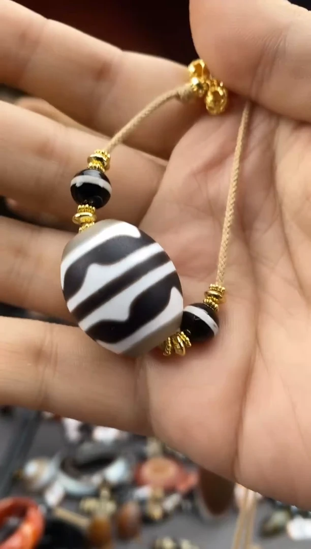 玛瑙/玉髓颈饰未镶嵌-1116 -04 多样性发