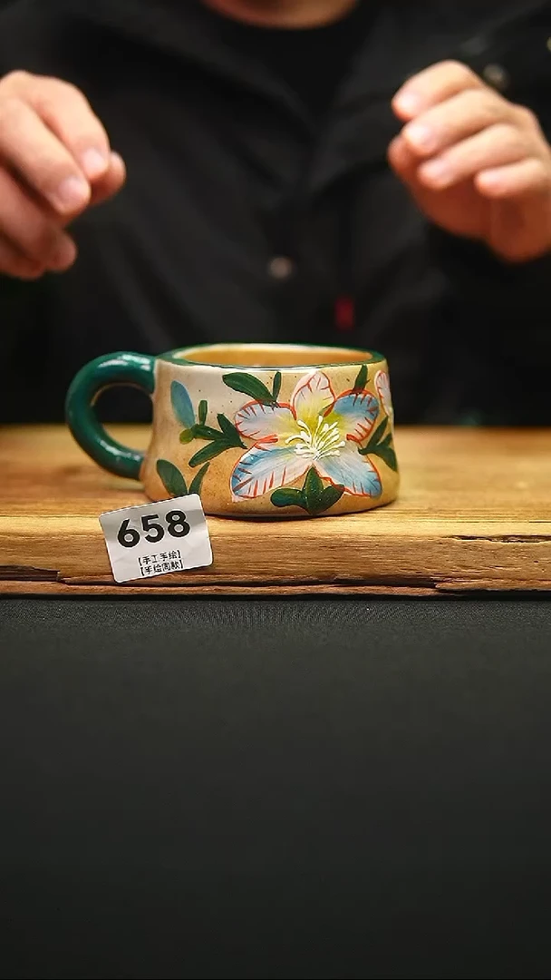 @@陶园瓷舍@@纯手工手绘@高温釉下彩