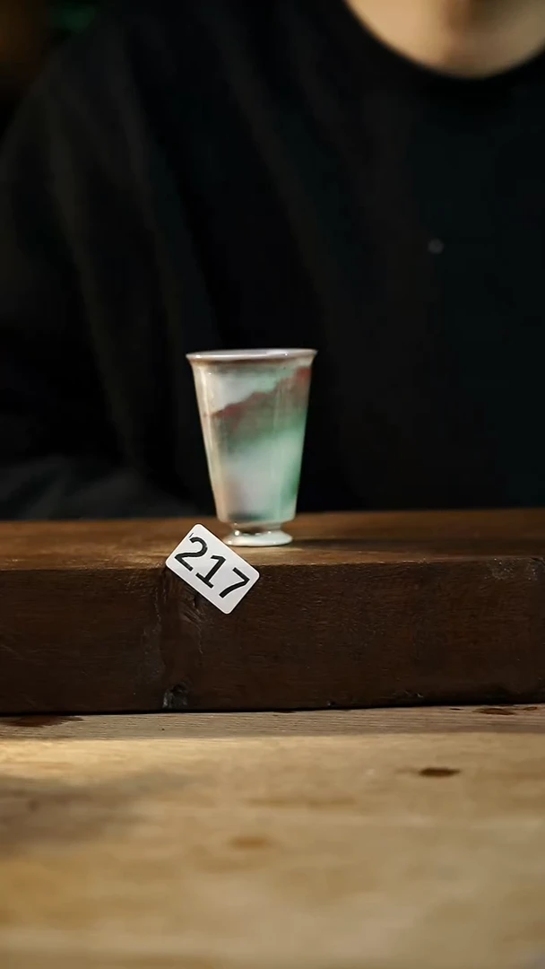 瓷片设计师福利款/柴烧杯