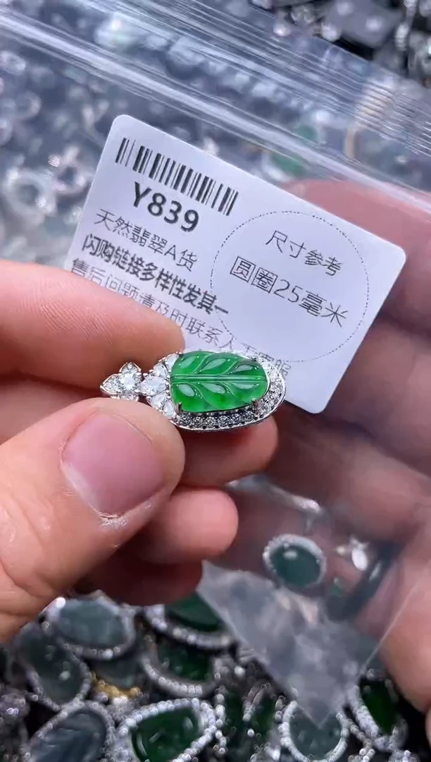 【闪购商品】翡翠颈饰未镶嵌Y839吊坠