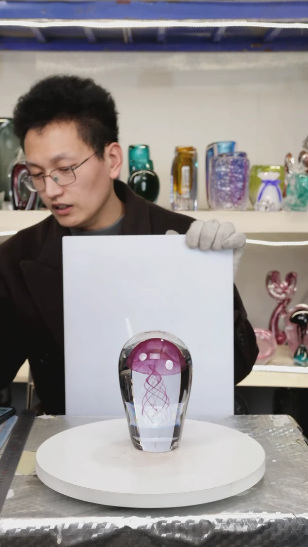 【闪购商品】琉璃高16精品琉璃正常手工痕迹