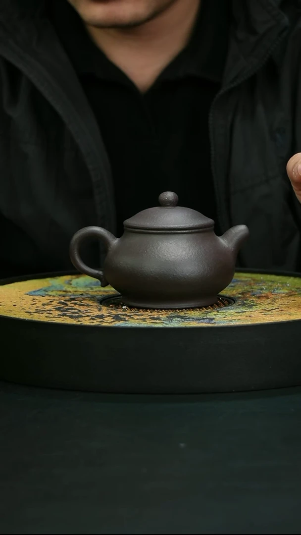 茶壶紫砂潘壶宜兴紫砂原矿手工茶壶