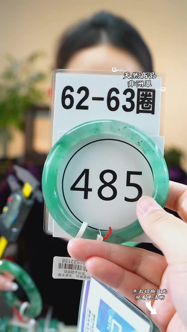 未镶嵌手镯石英质玉（非洲翠）62