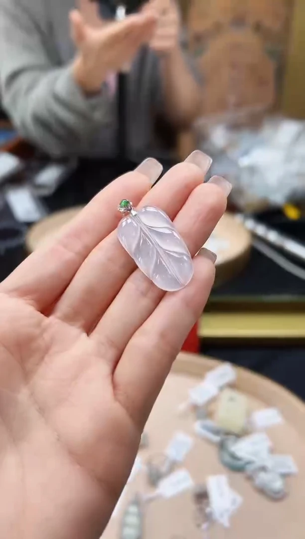 【闪购商品】翡翠颈饰18K金镶嵌GSG5539/翡翠