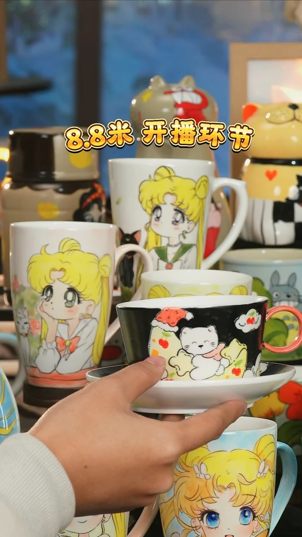 【闪购商品】小幸运纯手工手绘陶瓷