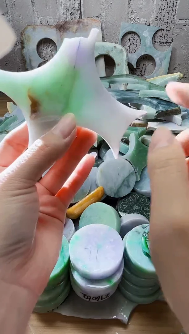 裸石翡翠天然翡翠A货359