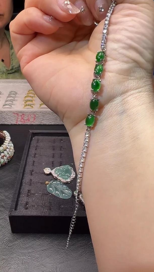 合金手链翡翠53059/多样性/发一件