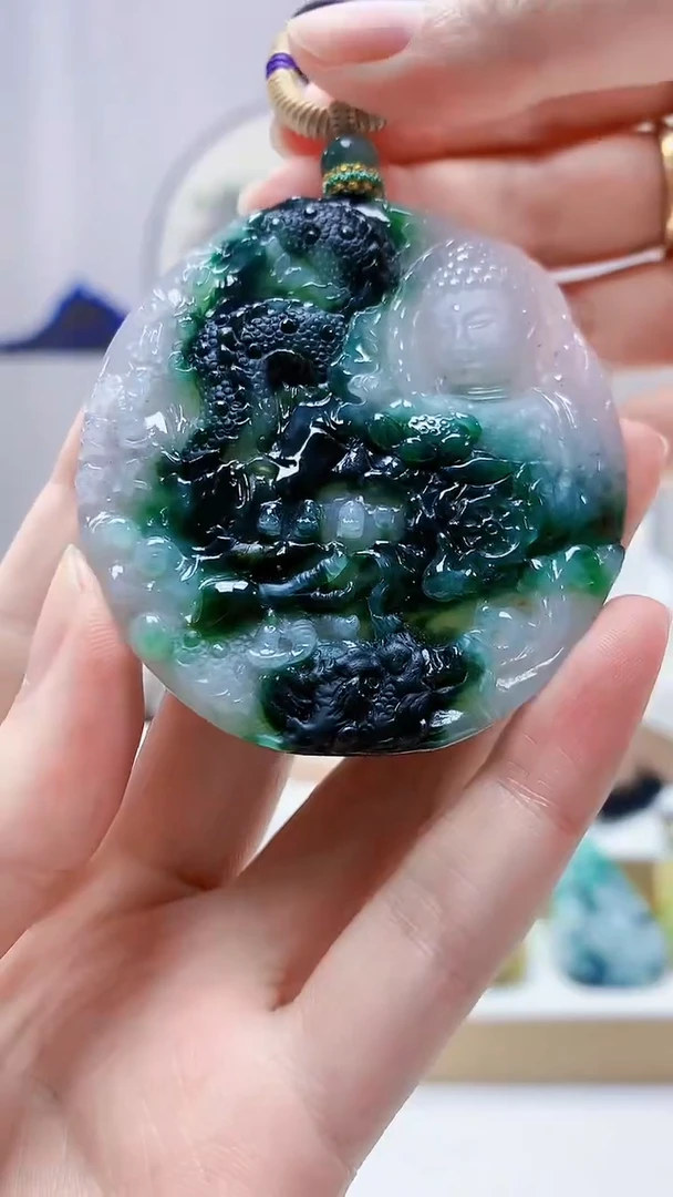 未镶嵌定制翡翠菠***雪4917zm-毛货挂件