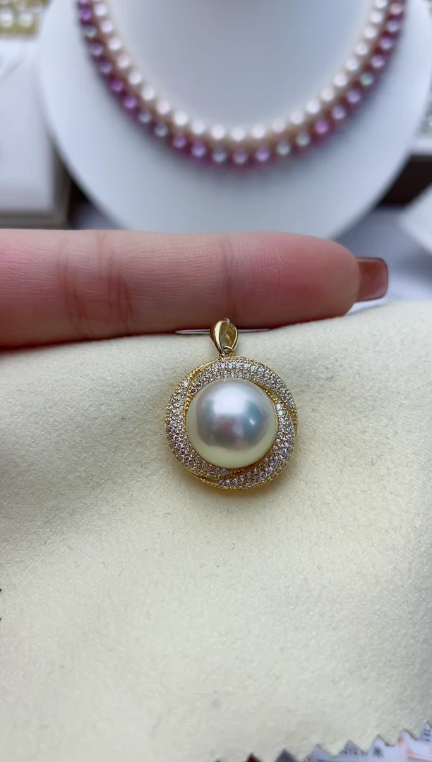 【闪购商品】海水珍珠颈饰银S925镶嵌W59