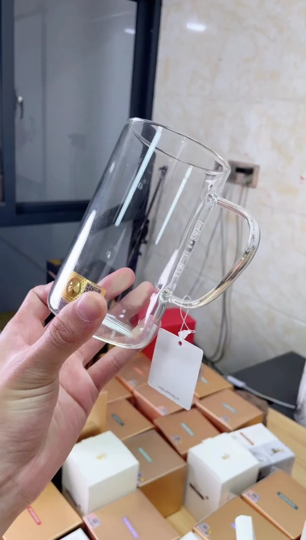 清简杯透明色绿茶杯