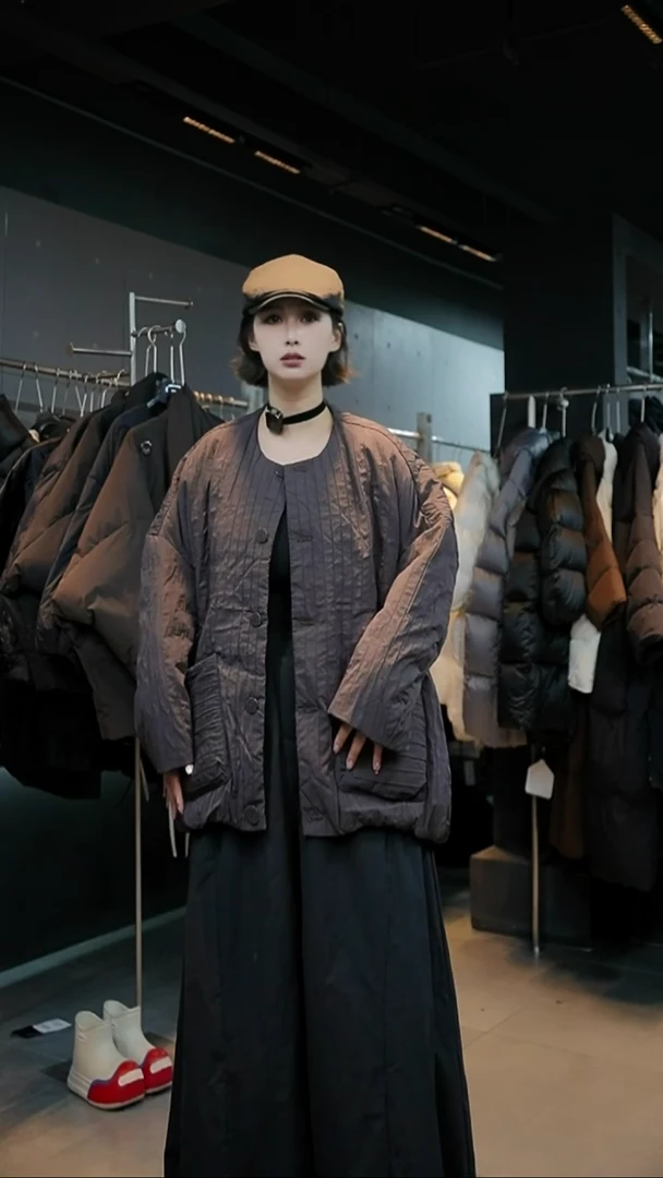 咖色羽绒咖色羽绒