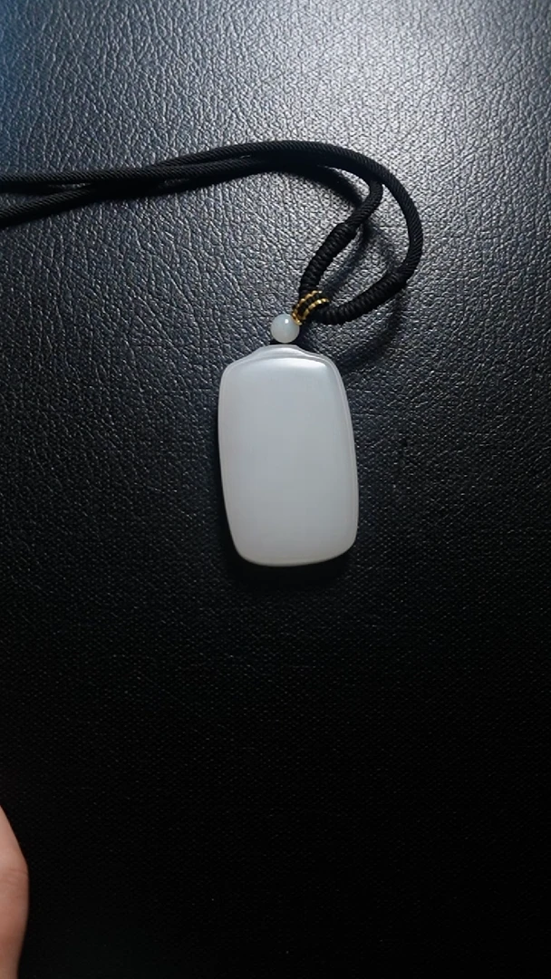 颈饰未镶嵌和田玉无事牌