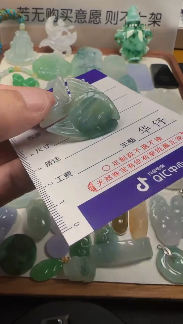 颈饰未镶嵌翡翠