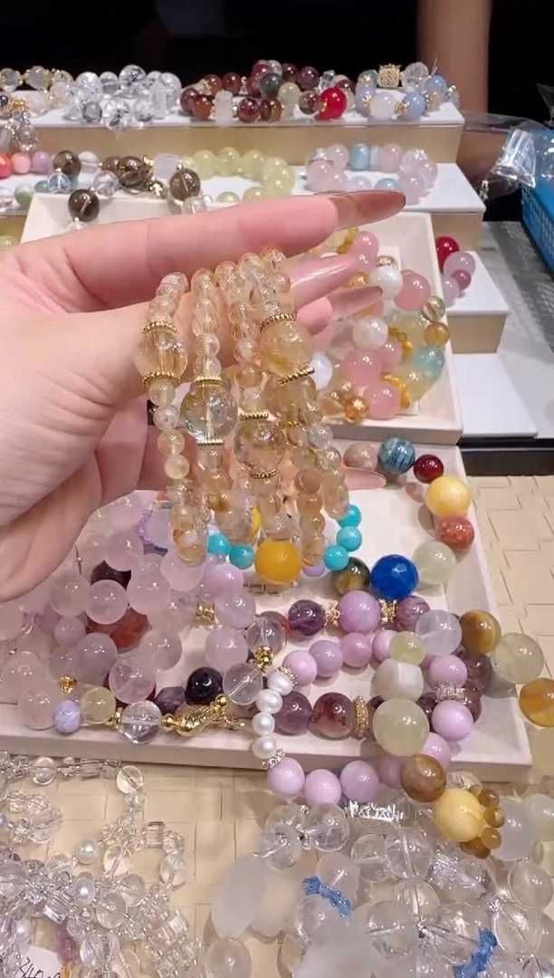 未镶嵌手串水晶多样发一