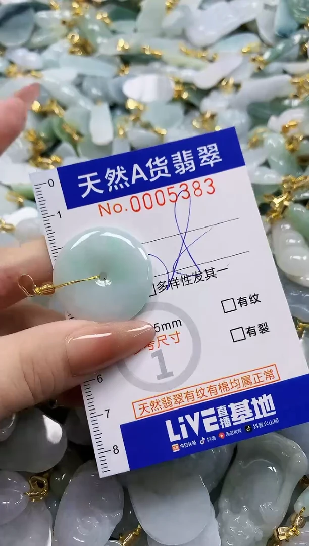 颈饰未镶嵌翡翠天然A货翡翠