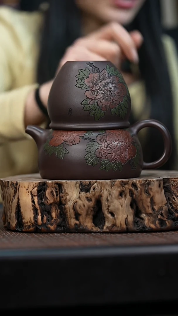 宜兴岁颐传砂原矿全手12+杯子