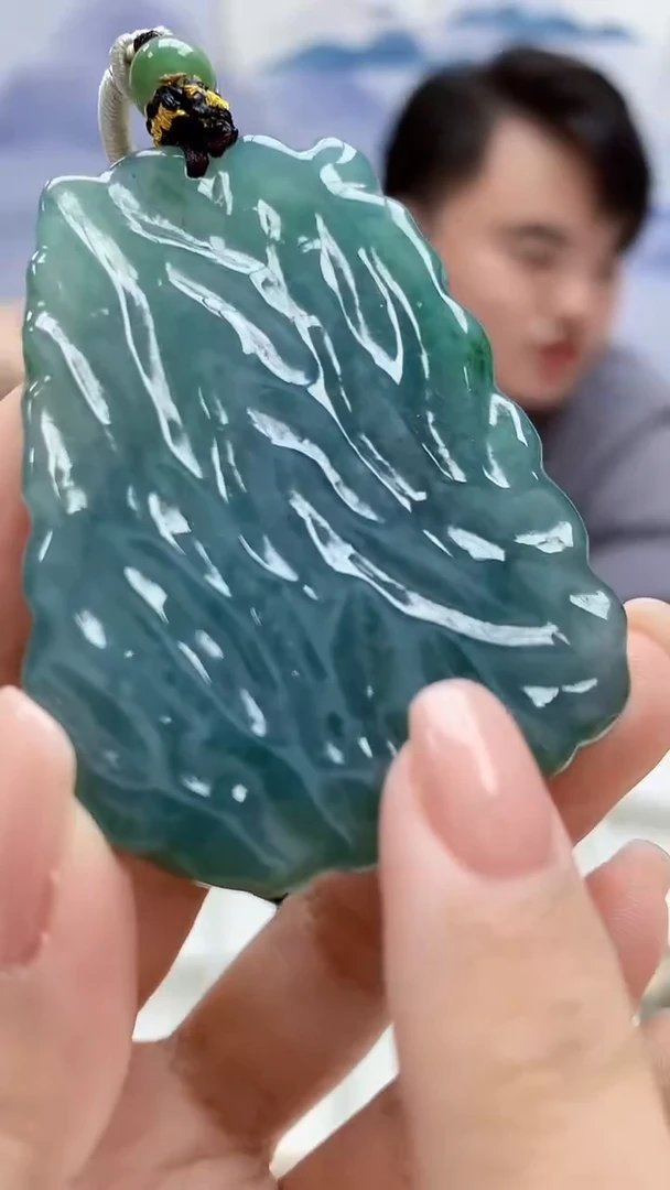 定制翡翠未镶嵌5060xx-毛货挂件60