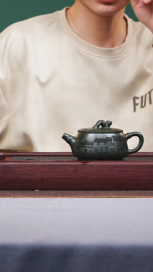茶壶紫砂宜兴原矿紫砂作品