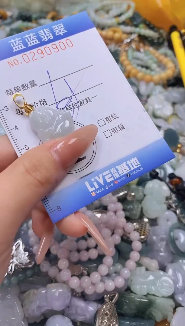 翡翠未镶嵌颈饰闪购0290900多样性发其一