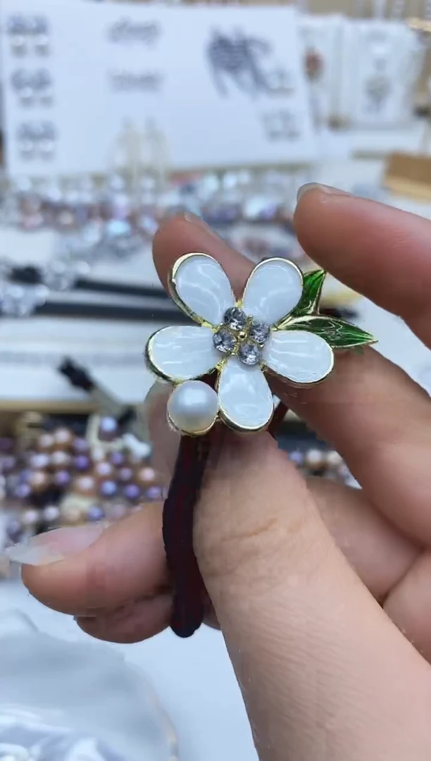 未镶嵌发饰淡水珍珠头绳多样性发其一