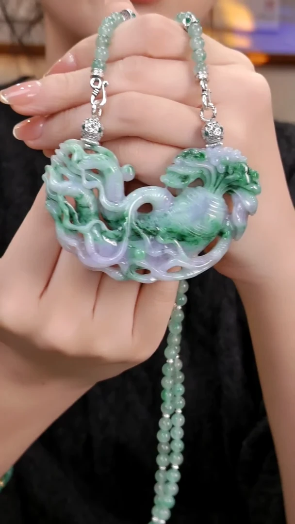 颈饰未镶嵌翡翠国风
