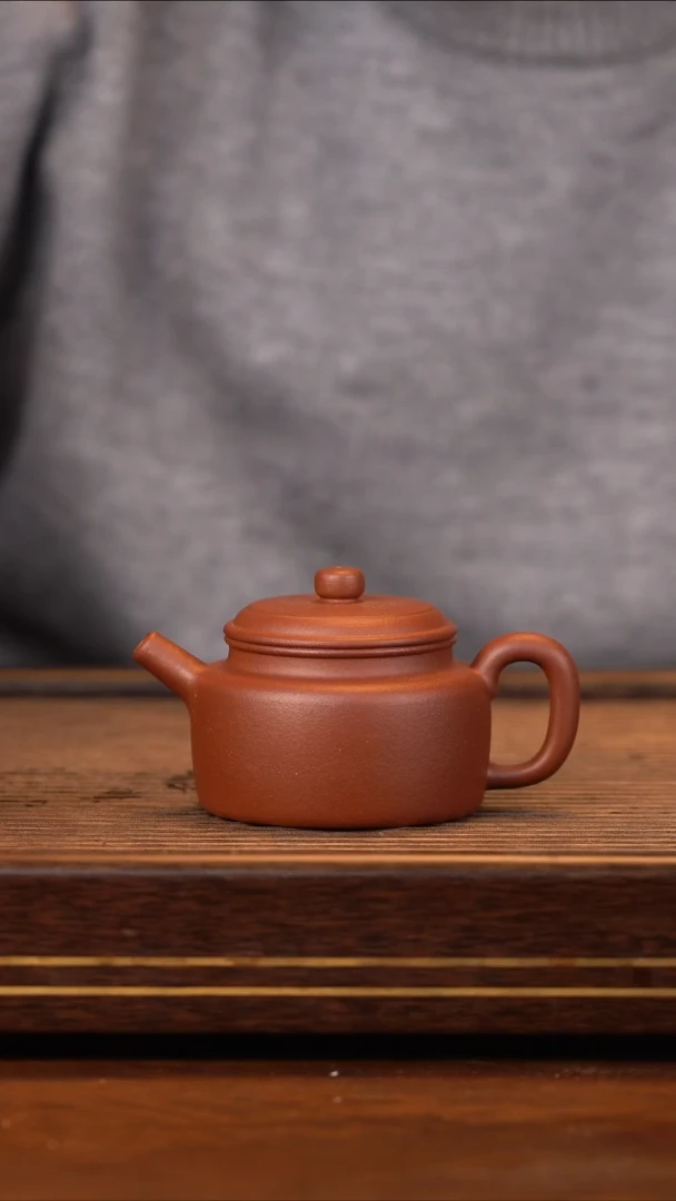 茶壶紫砂羊角山紫泥德钟