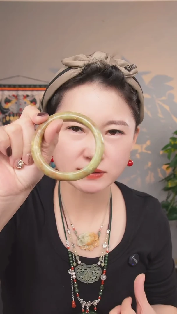 未镶嵌岫玉手镯花**啦手镯多样性发货一件