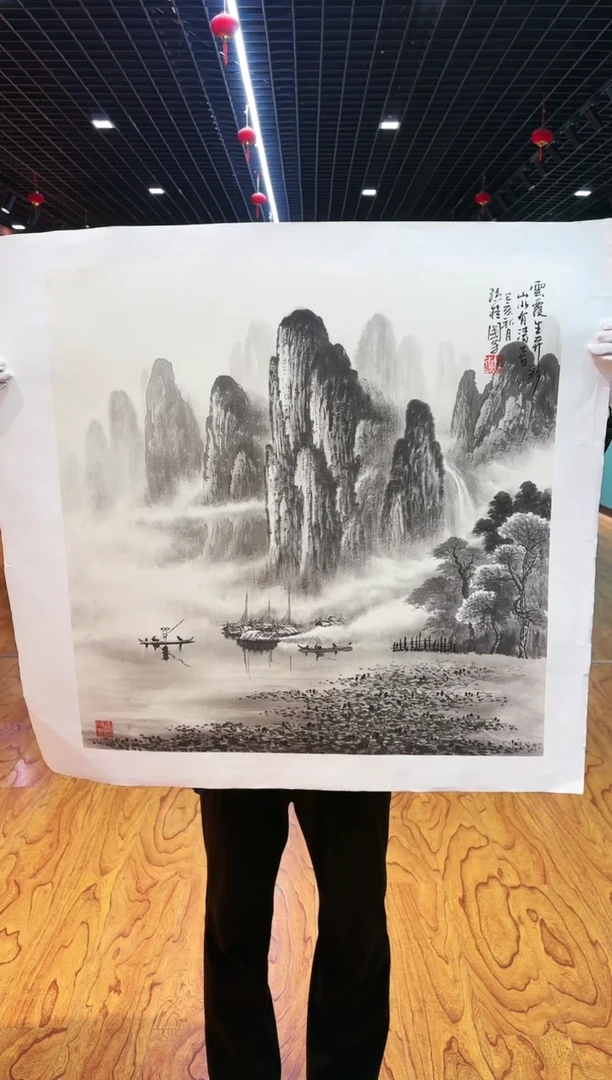 【闪购商品】国画孙桂国老师字画，带亲笔合影证书21-21