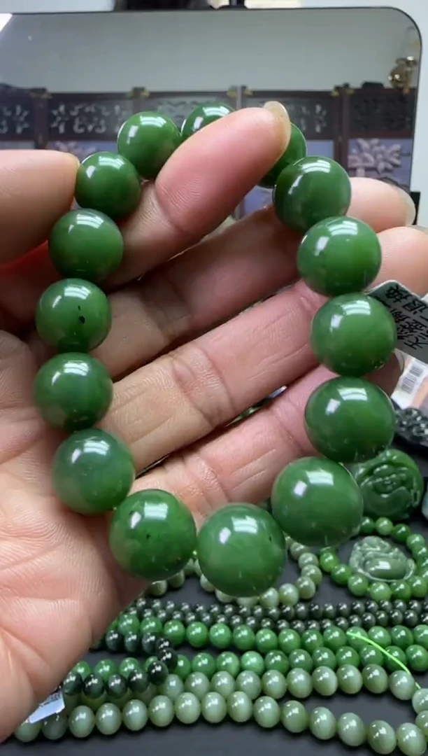未镶嵌和田玉珠宝奇石手串