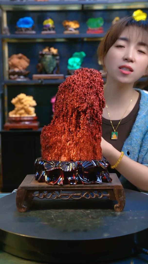 石材精品斑铜矿，石头摆件
