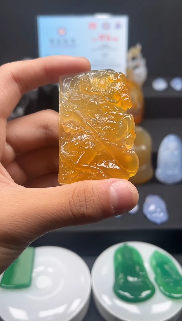 未镶嵌颈饰玛瑙/玉髓天然珠宝 一物一证