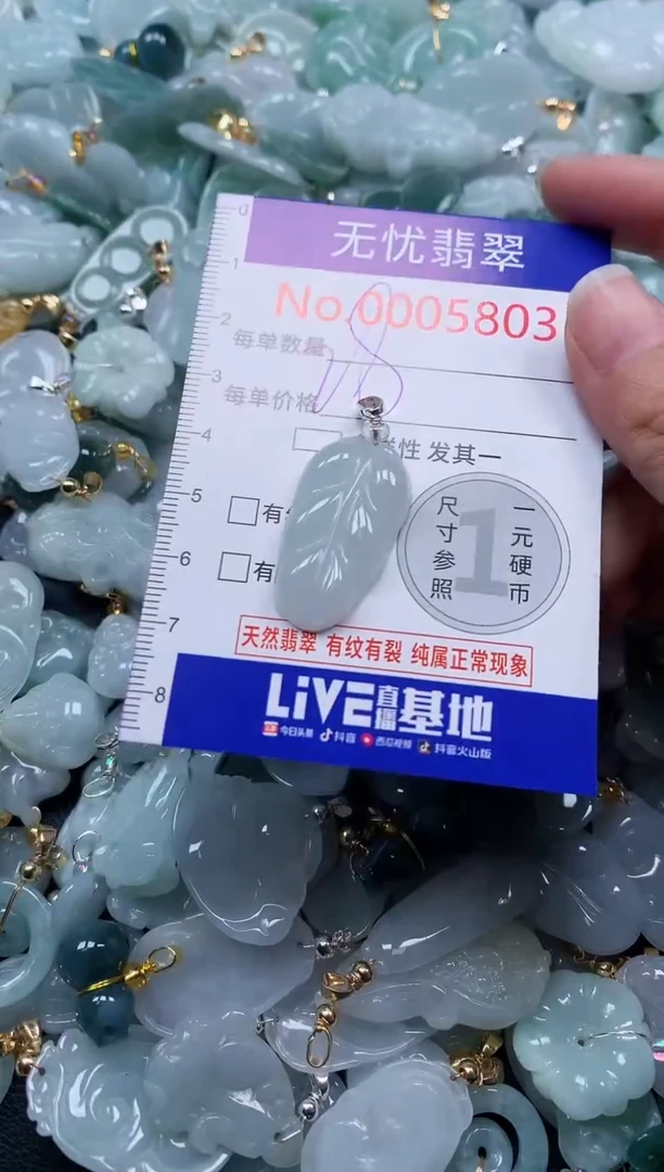 颈饰未镶嵌翡翠5803