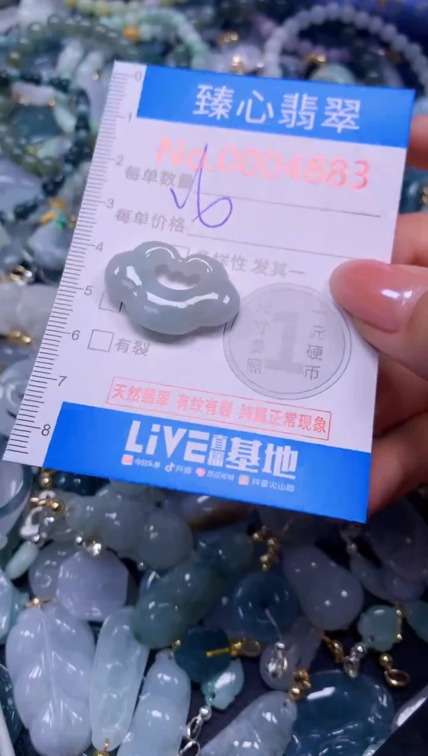 吊坠(不含链)未镶嵌翡翠4883