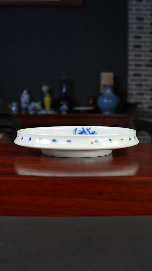祖传窑真柴窑传承400年听琴图壶承