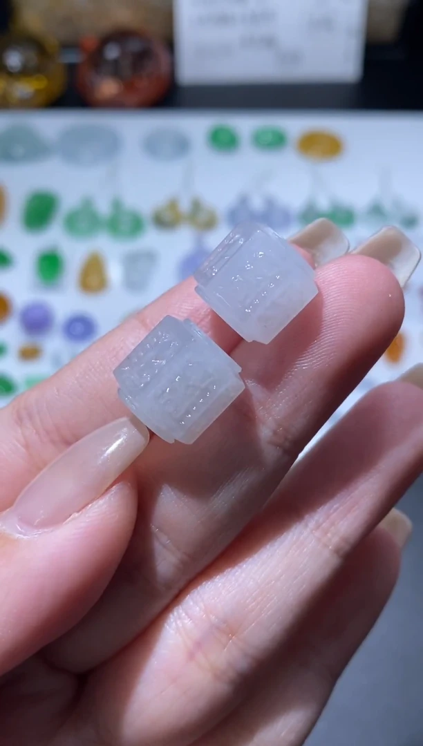 未镶嵌定制翡翠桶珠（可单）