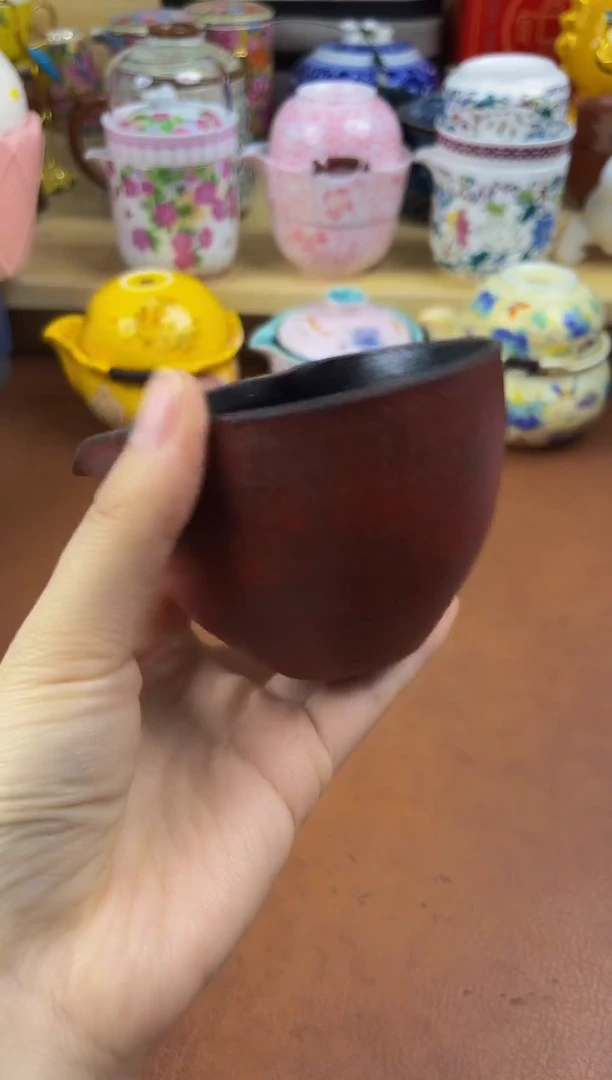 陶瓷茶具摆件旅行套组