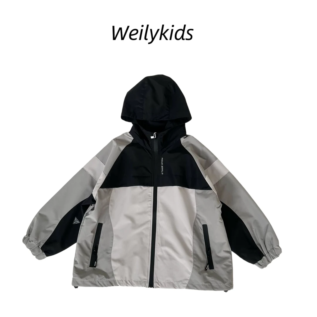 2025春季新款冲锋衣中大童外套ZFW1075
